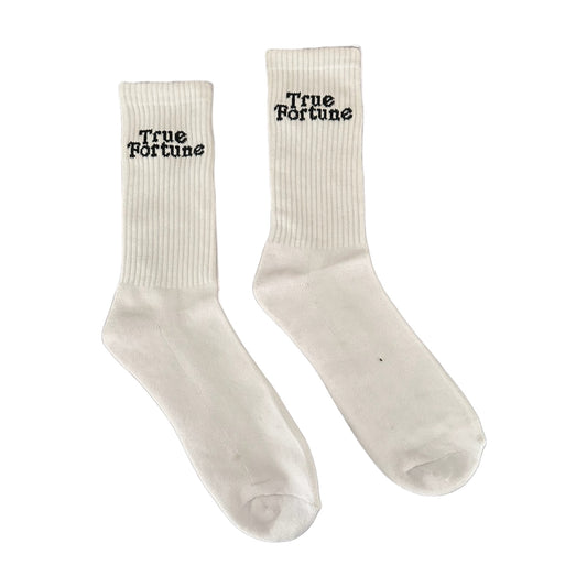 LOGO SOCKS - WHITE